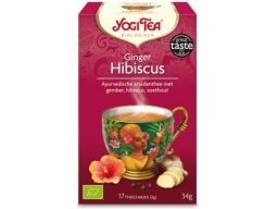 Yogi tea herbata ginger hibiscus bio 17x2g