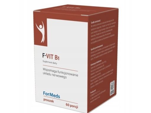 Formeds f-vit b1 wspiera pracę układu nerwowego