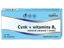 Gorvita cynk+ witamina b6 30 tabl.