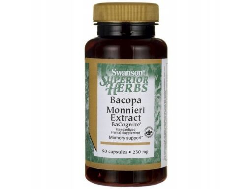 Swanson bacopa monniera bacognize 250mg 90kaps.