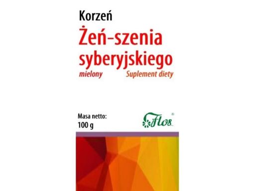 Flos żeń szeń syberyjski korzeń mielony 100g