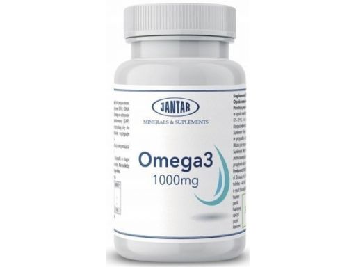 Jantar omega3 1000mg 90k poprawa dla serca mózg