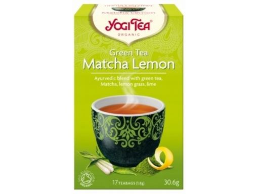 Yogi tea herbata green tea matcha lemon 17x1,8g