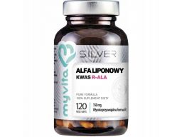 Myvita silver 100% kwas alfaliponowy r-ala 120 kap