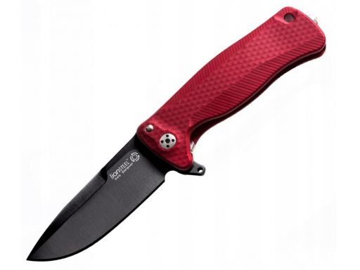 Nóż lionsteel sr flipper aluminum red / black blad