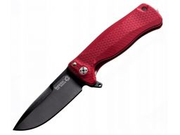 Nóż lionsteel sr flipper aluminum red / black blad