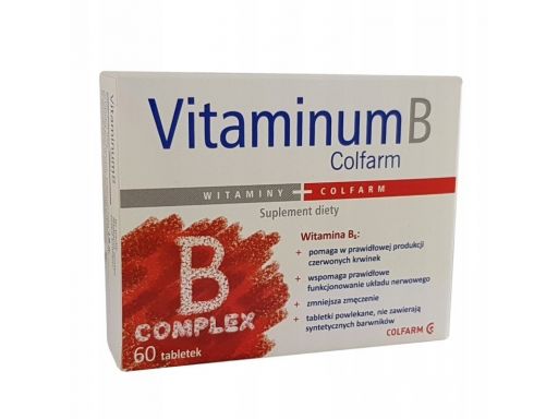 Colfarm vitaminum b complex 60 kaps.