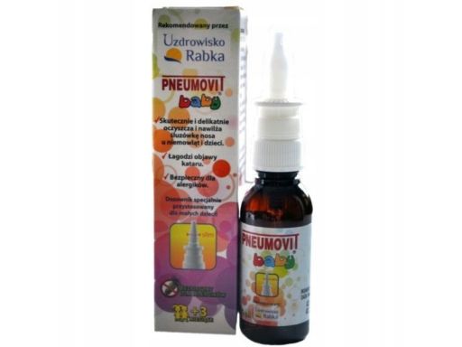 Gorvita pneumovit baby 35ml udrażnia i oczyszcza