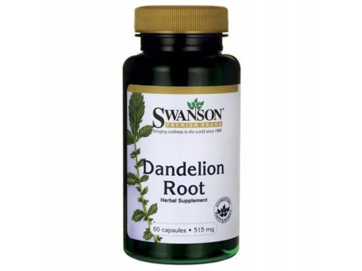 Swanson dandelion 515mg 60 kaps.