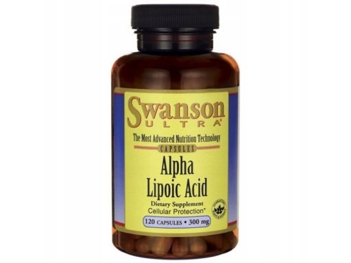 Swanson ala kwas alfa liponowy 300 mg/120k