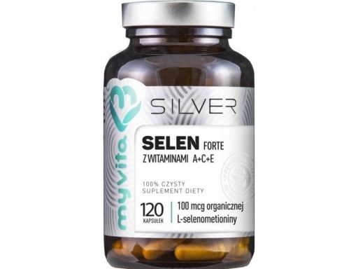 Myvita silver selen 100% 120 kaps.