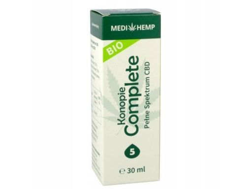 Hemp bio olejek cbd complete co2 5% 30ml