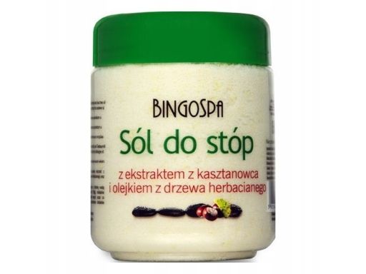 Bingospa sól do stóp z kasztanowcem 550g