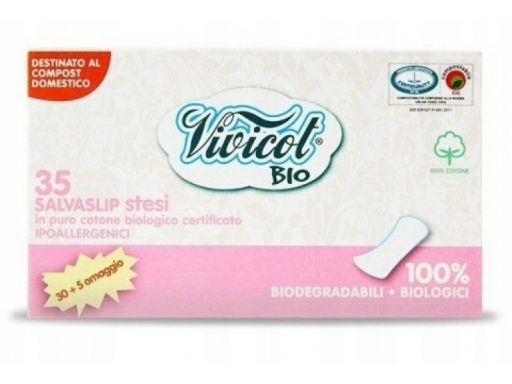 Vivicot bio wkładki higieniczne z bio bawełny 35sz