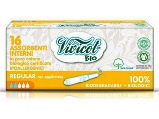 Vivicot bio tampony z aplikatorem regular 16szt.