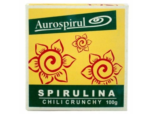 Aurospirul spirulina chili crunchy 100g oczyszcza