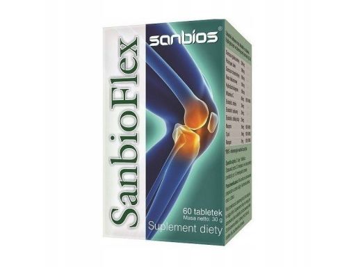 Sanbios sanbiosflex 60t wzmacnia stawy i kości