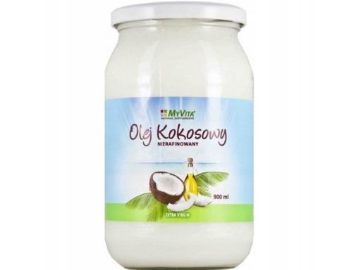 Myvita olej kokosowy nieraf. 900 ml