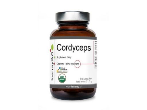 Kenay cordyceps 60 k. poprawia wydolność tlenową
