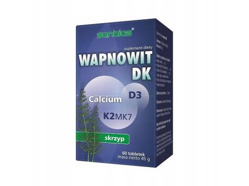 Sanbios wapnowit dk 60 tabletek