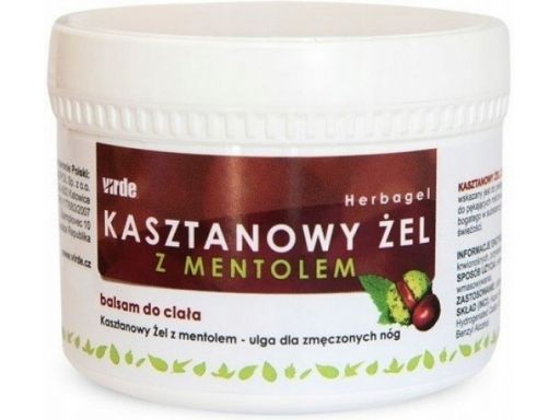 Virde kasztanowy żel z mentolem 250ml