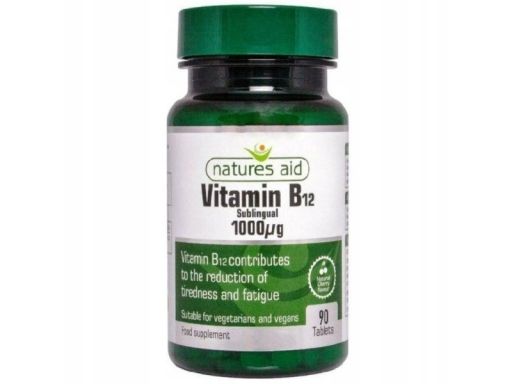 Natures aid witamina b12 1000 | 90tab