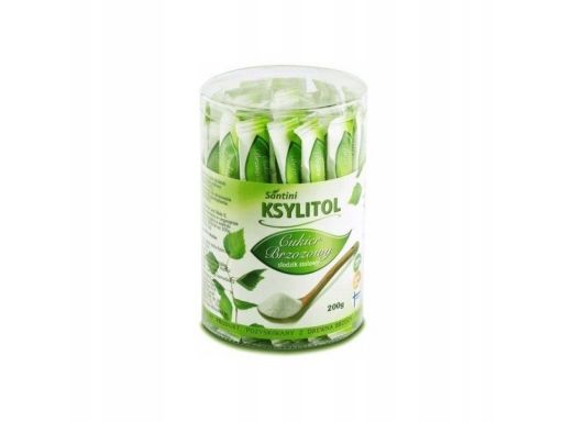 Santini ksylitol 200g 40x5g zdrowy zamiennik cukru