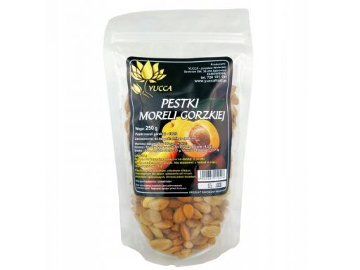 Yucca pestki moreli gorzkiej 250g źródło wit. b17