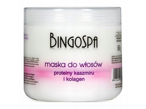 Bingospa maska do włosów kaszmir proteiny 500g