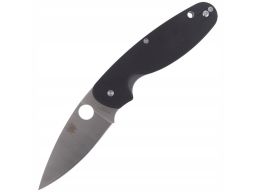 Nóż spyderco emphasis g-10 black plain (c245gp)