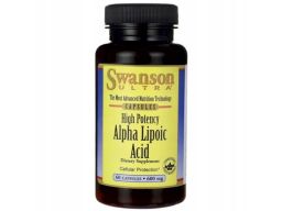 Swanson ala kwas alfa liponowy 600mg 60 kaps.