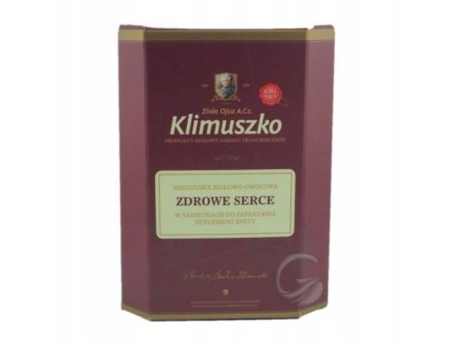 Klimuszko mieszanka ziołowa zdrowe serce 20x2g