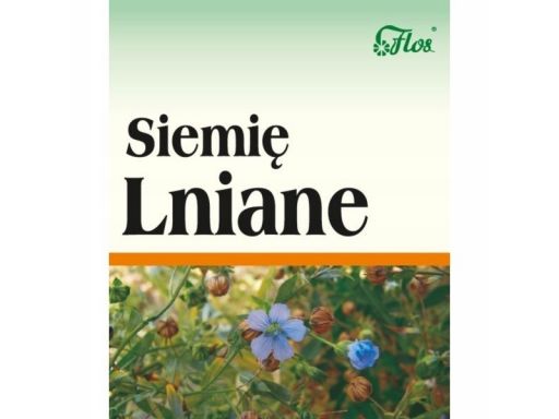 Flos siemię lniane 250g wspiera układ pokarmowy