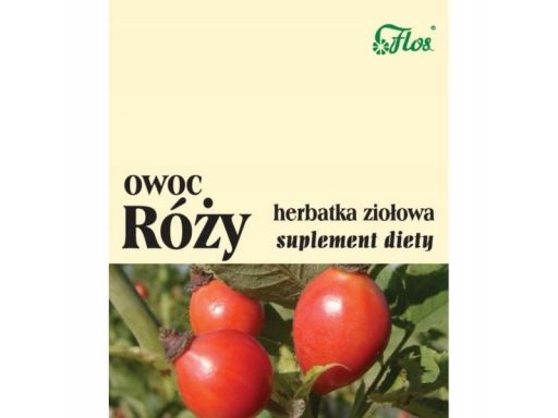 Flos róża owoc 50g naturalne źródło witaminy c