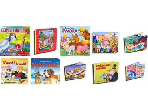 Klasyka bajek dla dzieci 10 kartonowych książek n2