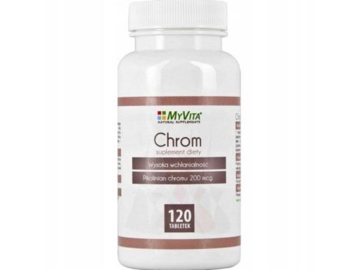 Myvita chrom 200 mcg 120 tabl.