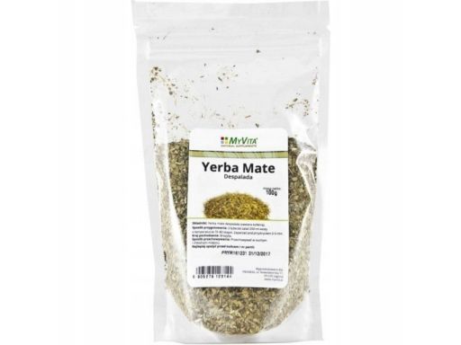 Myvita yerba mate 100g reguluje przemianę materii