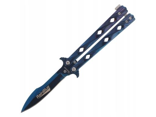 Nóż motylek rain blue balisong (02114)