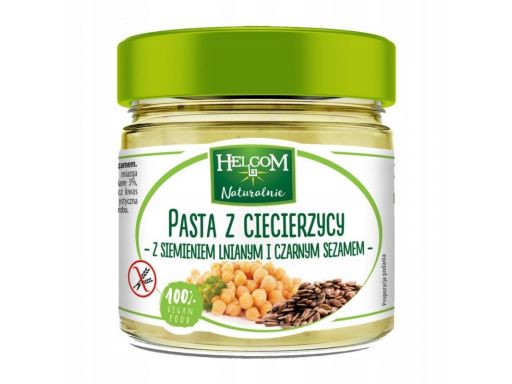 Helcom pasta z ciecierzycy z siemieniem i sezamem