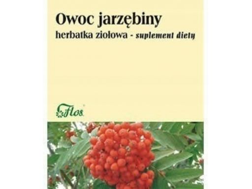 Flos jarzębina owoc 50g działa przeciwzapalne