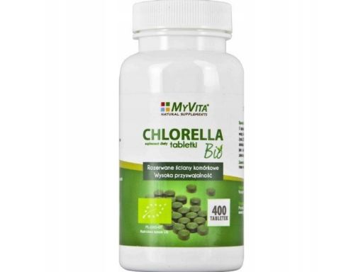 Myvita chlorella bio 250mg 400 tabl.