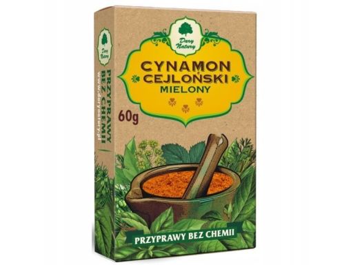 Dary natury cynamon cejloński mielony 60g