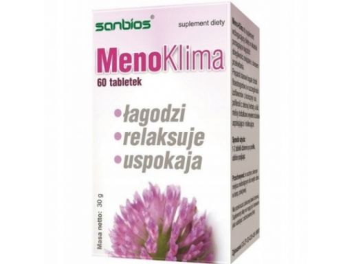 Sanbios menoklima 60t łagodzi objawy menopauzy
