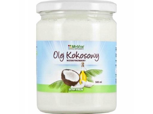 Myvita olej kokosowy nierafinowany 500ml