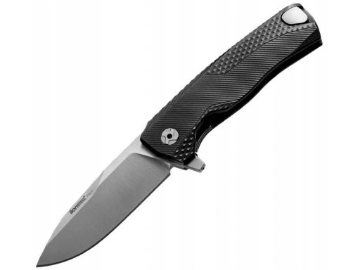 Nóż lionsteel rok aluminium black / satin blade (r