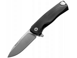 Nóż lionsteel rok aluminium black / satin blade (r