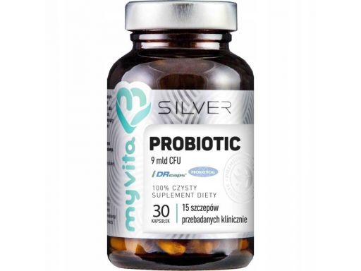 Myvita silver probiotic 9 mld cfu 100% 30 kaps.