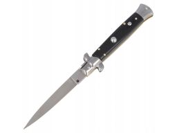 Nóż sprężynowy frank beltrame stiletto black 23cm