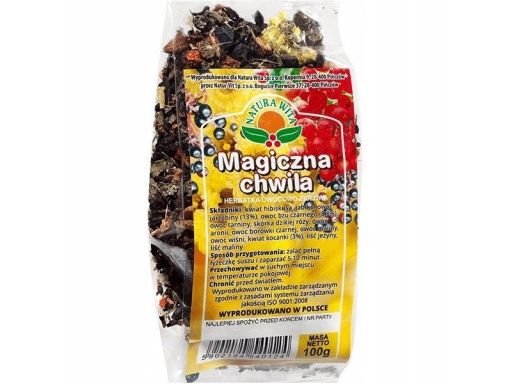 Natura wita herbata magiczna chwila 100g owocowa