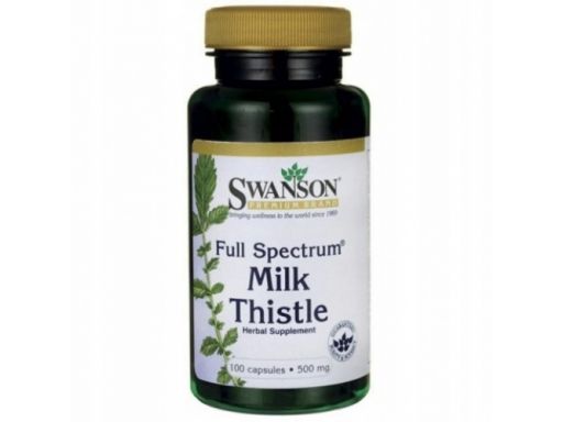 Swanson fs milk thistle 500mg 100kaps.
